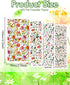 Puocaon Polymer Clay Transfer Paper - 20 Pcs Floral Water Transfer Paper for Polymer Clay, Cosmos Flower Transfer Paper for Polymer Clay Earrings,...