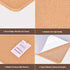4 Pack Small Bulletin Strip Cork Strip Cork Board Tiles Bulletin Bar Strips for Walls, Adhesive Pin Board for Classroom Memo Office Home Kitchen S...