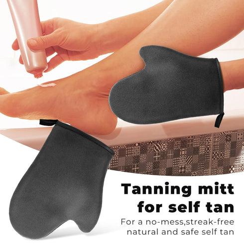 Self Tanning Mitt Self-Tanners Mitts Glove Beauty Lotion Foam Bronze Remover Applicator Face Back Arm Wrist Brush Sand Gel Cream Spray Tanners Out...