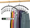 Legging Organizer for Closet, Metal Yoga Pants Hangers 2 Pack w/10 Clips Holds 20 Leggings, Space Saving Hanging Closet Organizer w/Rubber Coated ...