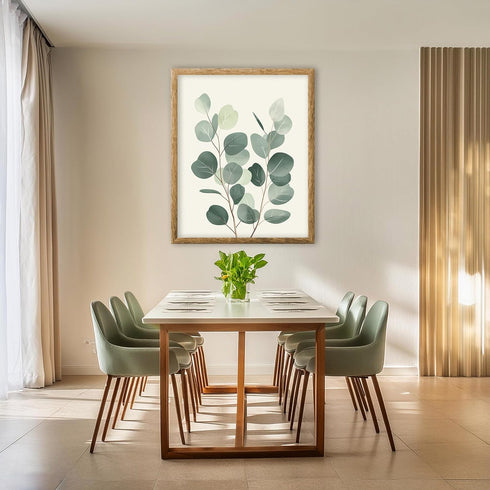 Posterizer 1 pcs-plant leaves-Chic Dainty art for plant lovers 12-Floral & Botanical Art-Workplace & Office Art-Living Room Bedroom Decor- unframe...