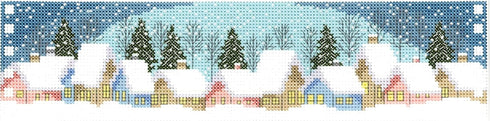 Janlynn Winter Village Counted Cross Stitch Kit, Multicolored...