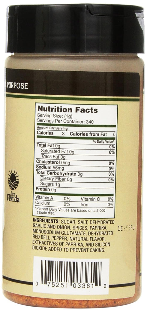 Everglades Seasoning All Purpose Rub, 12 Ounce...