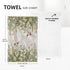 Spring Floral kitchen towels decorative Set of 2, Summer Flower Dish Towels Hand Towels for Kitchen Decor, Absorbent Drying Dish Cloth, Cute Natur...