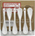 5 inch long White Porcelain Egg Spoons for Dessert Coffee Tea,Set of 6...