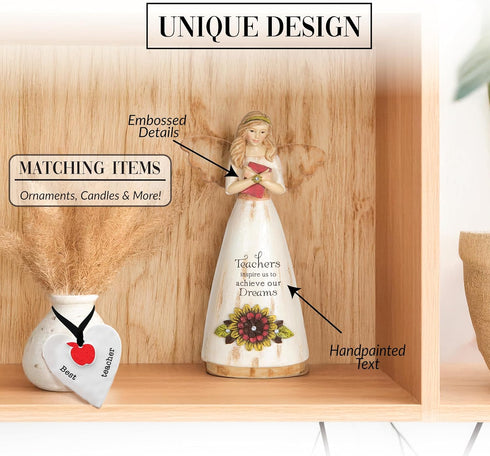 Pavilion Gift Company 03013 Teacher Angel Figurine, 6-Inch, Beige...
