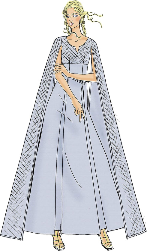 McCall's Women's Fantasy Dress Cosplay Costume, Sizes 14-22 Sewing Pattern...