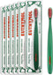 Euthymol Toothbrush (Regular, 6 Count) - Standard-Sized, Curved Soft Bristles for Sensitive Teeth, Gums. Effective, Gentle Cleaning for Entire Fam...