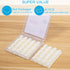 Adhesive Cable Clips White (Large, 45 PCS), Upgraded Wire Clips for Electric Wires, Cord Holders Management Under Desk, Car, Extension Cord, Ether...