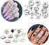 LOYALLOOK 132PCS Bohemia Knuckle Ring Set Women Hollow Silver Fashion Finger Rings Vintage Stackable Knuckle Midi Rings Set...