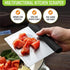 Spring Chef Dough Bench Scraper for Baking with Markings - Stainless Steel Kitchen Dough Cutter Tool with Bowl Pastry Scraper for Pizza, Bread, Pa...