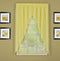 Today's Curtain, Orleans Scallop Curtain, Buttercup 63" Swagger Pair, 80" W x 63" L, Buttercup...