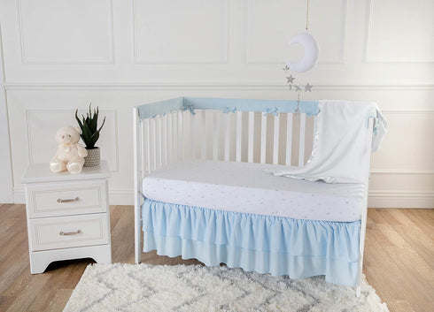 TL Care Fleece Blanket with Silk-Like Satin Trim, Soft, Warm & Cozy, White, 30" x 40" for Boys and Girls, Perfect for Baby Carrier, Stroller, Trav...