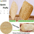 Natural Loofah Kitchen Sponge (3 Pcs) No Scratch Scrubber for Dishwashing, 100% Plant Fibers Vegetable Scrubber, Zero Waste and Eco Friendly Loofa...