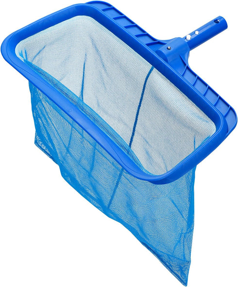 Swimming Pool Leaf Skimmer Net, Reinforced Frame Deep Rake Pool Cleaning Net without Pole, Larger Capacity Fine Pool Nets for Cleaning, Easy Scoop...