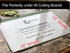 Non-Slip Safety Mat for Under Kitchen Cutting Boards - Hygienic Non-Absorbent and Dishwasher Safe...