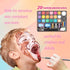 Maydear Face Painting Kit for Kids - 20 Colors Water Based Makeup Palette with Stencils, Glitters, Rainbow Split Cake, Hair Dye Clips, for Parties...