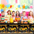 3Pcs Construction Birthday Party Tablecloth Dump Truck Plastic Table Covers for Kid Two 2nd Birthday Table Decorations Construction Theme Disposab...