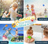 Feilifan Reusable Water Balloons 18 Pack, Single-handed Self-Sealing Quick Fill, Bee Nest Splash Balls with Mesh Storage Bag, for Pool Kid Teen Ou...