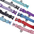 Reflective Nylon Dog Collar with Breathable Neoprene Padding,Adjustable for Small Dogs.(9.8"-15",Teal)...