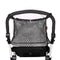Universal Baby Stroller Organizer Polyester Net Mesh Storage Bag with Extra Large Storage Space, Non-Slip and Adjustable Stroller Accessories for ...