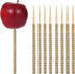 Quotidian Gold Glitter Rhinestone Bamboo Bling Sticks 6" (15cm) Pack of 24 - Candy Apple Cake pop Caramel...