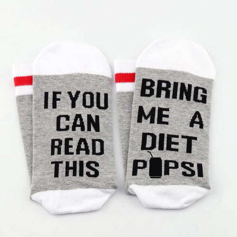 TSOTMO 2 Pairs Drinks Crew Socks - Gift for Drinks Lovers...