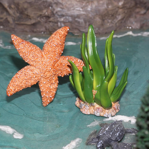 Gemini&Genius Starfish Toys for Kids, Realistic Starfish Action Figure, Starfish Figurine Toy, Under The Sea Life Figure Educational Gifts, Displa...