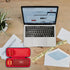 co2CREA Hard Travel Case Replacement for JBL Flip 6 FLIP 5 Waterproof Portable Bluetooth Speaker (Black Case + Inside Red)...