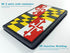 JBCD Maryland Flag Patch Tactical PVC Rubber Hook and Loop Fastener Patch, 2 Pack...