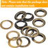 25 Sets 1 Inch Grommets Kit Metal Eyelets with Washers Curtain Grommet for Leather, Tarp, Canvas(Bronze)...
