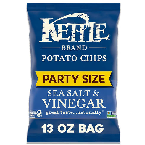 Kettle Brand Potato Chips Sea Salt & Vinegar Kettle Chips, 13 Oz...
