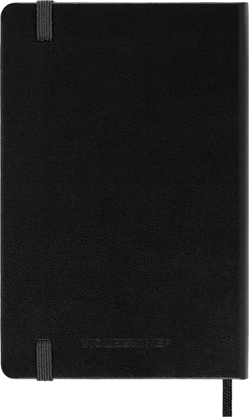 Moleskine Classic Notebook, Hard Cover, Pocket (3.5" x 5.5") Squared/Grid, Black, 192 Pages...