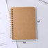 Koogel 4PCS Mini Spiral Notebooks, Spiral Journal Notepads Small Kraft Cover Notepads Ruled Pocket Notebooks for Note Taking Office School Supplie...