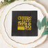 Crisky Cheers to 50 Years 50th Birthday Napkins Black and Gold 50th Brithday Decorations Birthday Party Supplies Beverages Napkins 50 PCS, 3-Ply...