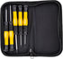 General Tools ESD5 5 Piece Precision Screwdriver Set with Insulated Handles for Use on Electrical Components - Black and Yellow...