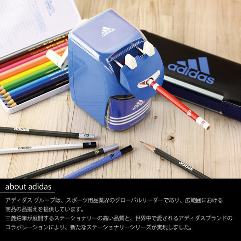 Mitsubishi Pencil, Adidas Pencil, Uni, K5594B AI02 B, Hexagonal Shank, Blue & Black, 1 Dozen...