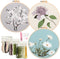Silentsea 3 Sets of Starter Kits for Embroidery Beginners, Including 3* Embroidery Cloth with Patterns, Hoop, Needle, Manual and Other Manual DIY ...