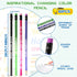 60 Pcs Inspirational Pencils Personalized Pencils with Name Cute Pencils Motivational Pencils for Student Color Changing Mood Pencils for Kids Sch...
