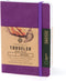 Pentalic 4" x 6" Pocket Sketchbook Traveler Journal, 160 Pages, Purple...