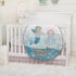 NOJO Sugar Reef Mermaid Pink, Aqua, Gray Super Soft Sherpa Baby Blanket...