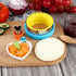 Sandwich Cutter and Sealer,Round Heart Star 3Pcs Shapes Sandwich Decruster Press Mold+8pcs Stainless Steel Mini Vegetable Cookie Cutters,Bread San...