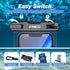 Waterproof Phone Pouch Bag - 2 Pack, Universal IPX8 Waterproof Phone Case Dry Bag with Lanyard for iPhone 15/14/13/12/11 Pro Max Samsung Galaxy S2...
