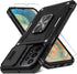DEERLAMN for Samsung Galaxy A23 5G/4G Case with Slide Camera Cover+Screen Protector,Rotated Ring Kickstand Military Grade Shockproof Protective Co...