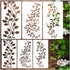 Large Vine Stencils for Painting on Wood Wall 16 Inch Reusable Branches Layering Leaf Leaves Stencils for Crafts Canvas Furniture Wall Drawing Car...