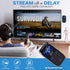 PyleUsa Wireless Bluetooth Streaming Transmitter Receiver - 2-in-1 Audio Adapter for Home Appliances, Car, and Other Uses LCD Display, and AUX Aud...