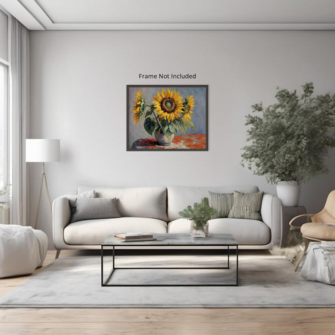 Posterizer 1 pcs-floral- plants design for nature lovers-oil painting style 4-Floral & Botanical Art-Landscape & Nature Art-Decor for Home & Offic...