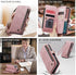 Defencase Compatible with iPhone 13 Mini Case Wallet with RFID Blocking Card Holder for Women Men, PU Leather Magnetic Snap Flip Zipper Strap Wall...