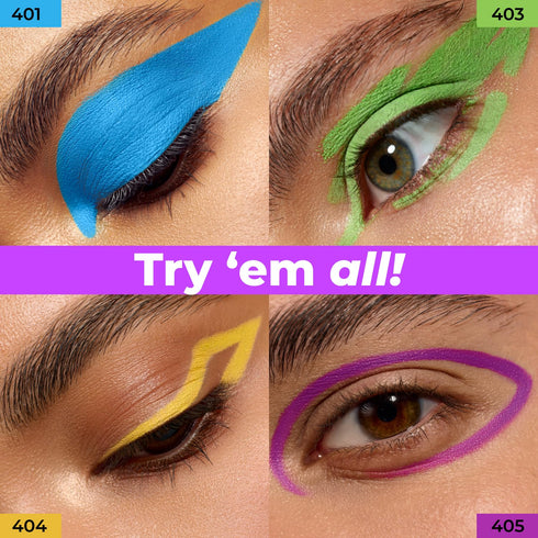 Lamel OhMy Color Gel Eyeliner Pencil - Long Lasting, Waterproof Eyeliner - Vibrant Colored Eyeliner, Highly-Pigmented - Yellow eyeliner...