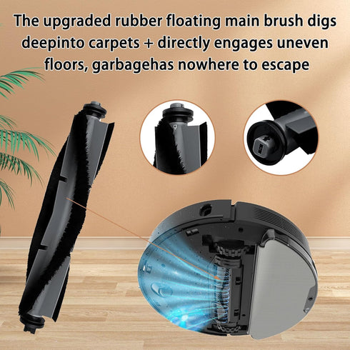 15 PCS Vacuum Accessories for AIRROBO T20+ Cleaner Robot, 1 Main Roller Brush, 4 Side Brushes, 4 Mopping Pads, 4 Vacuum Dust Bags, 2 Hepa Filters...